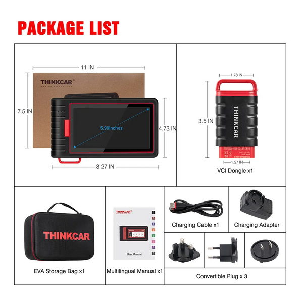 Автосканер Thinkcar Thinkscan Max 2 з CAN FD 110060 фото