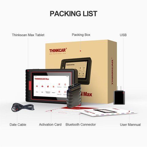 Thinkscan MAX з електромобілями + 28 сервісних функцій + безкоштовні оновлення назавжди 110059 фото