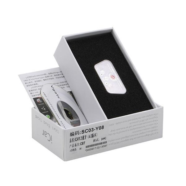 Диагностический адаптер VGATE ICAR2 BlueTooth 4.0 SC03-Y08 фото