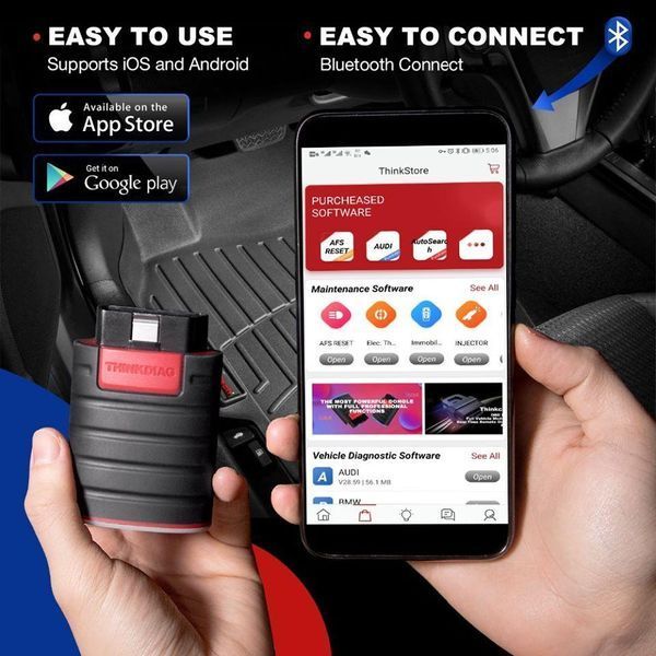 Автосканер THINKDIAG ліцензійний (всі марки авто) ПО Thinkdiag+ 110053 фото