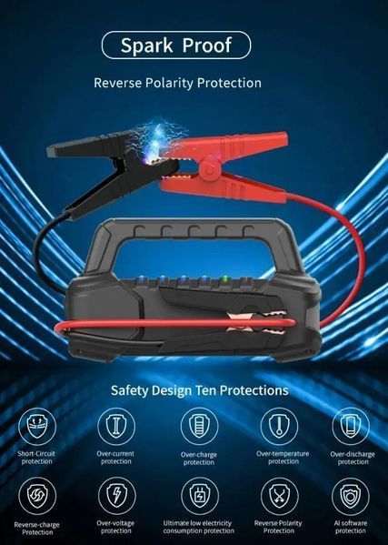 Бустер CARKU EPOWER-326 12/24 V, 56000 mAh, 2000А CARKU EPOWER-326 фото