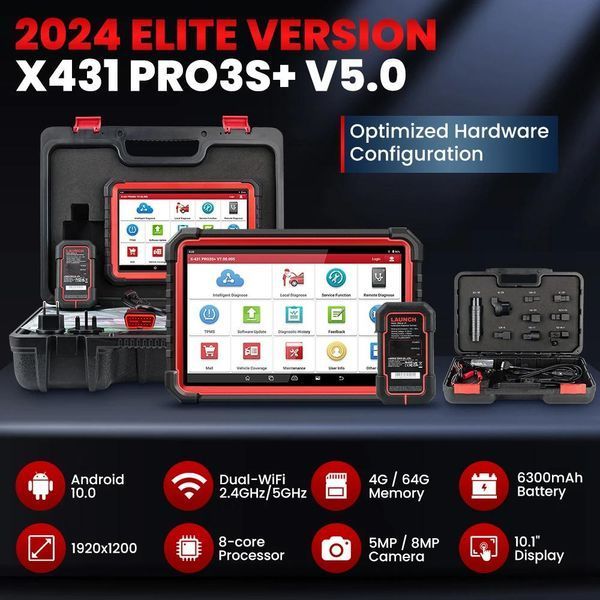 LAUNCH X431 PRO3S+ V5.0 - новинка 2024 року PRO3S V5.0 фото