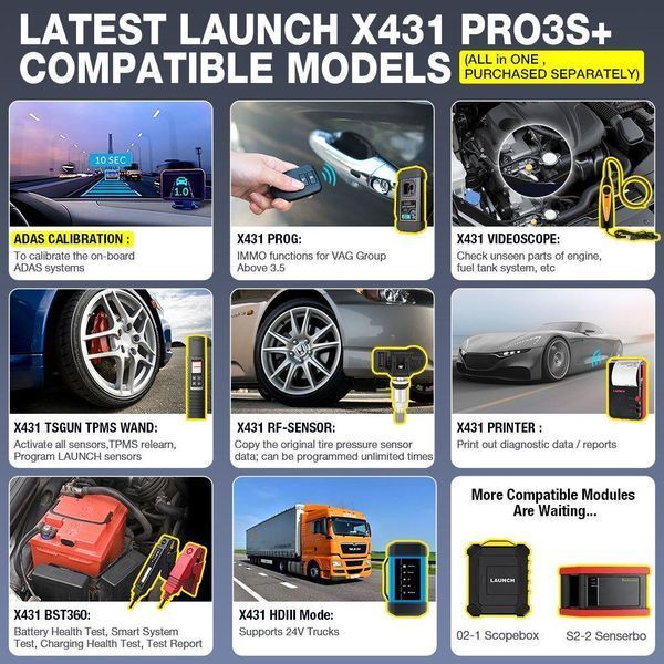 LAUNCH X431 PRO3S+ V5.0 - новинка 2024 року PRO3S V5.0 фото