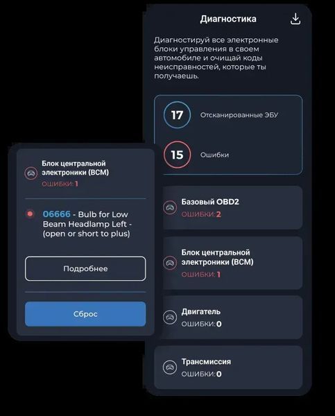 Автосканер Carista EVO для Android та iOS 11484 фото