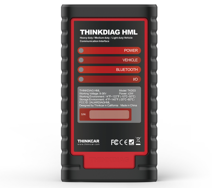 Вантажний діагностичний комплект Thinkcar ThinkDiag HML з перехідниками THINKDIAG HML фото